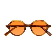 Feel the groove with these stylish, vintage round glasses. Made from high-quality acetate, they provide durability and a sleek design. These frames take a leaf out of the retro book, embodying a chic look that transcends time. The full-rim construction is complemented by spring hinges, ensuring a comfortable fit for long-wearing ease. They represent the perfect blend of functionality and style.