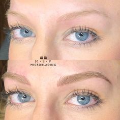 Eyebrow Shaping Blonde, Microblading Eyebrows Redhead, Blonde Microblading Eyebrows, Nano Eyebrows, Microblading Eyebrows Before And After, Blonde Hair And Eyebrows, Blonde Brows