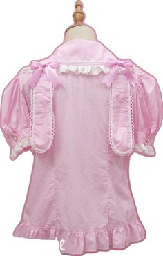 Fitted Pink Blouse With Lace Collar, Cute Pink Top With Cute Collar, Cute Pink Blouse With Peter Pan Collar, Cute Short Sleeve Party Blouse, Cute Short Sleeve Blouse For Party, Cute Fitted Blouse With Ruffled Collar, Fitted Cotton Blouse With Cute Collar, Cute Pink Peter Pan Collar Top, Cute Pink Tops With Peter Pan Collar