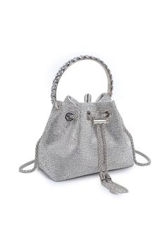 Embrace the spotlight with our Vontrice Rhinestone Evening Bag - it's not just an accessory, it's a showstopper. Draped in all-over rhinestones and accented with elegant tassels, this dazzling drawstring bucket silhouette, lined with luxurious fabric, takes the phrase 'shine bright like a diamond' to a whole new, portable level. Personalised Jewellery Necklaces, Levis Outfit, Acrylic Bag, Denim Crossbody, Chevron Quilt, Stylish Shoulder Bag, Shine Bright Like A Diamond, Chanel Caviar, Lifestyle Trends