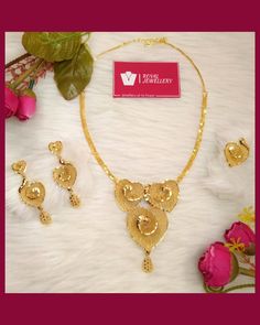 24 carat gold plated dubai rose design necklace set with earrings and adjustable finger ring. A best replica of original gold sets. 100% real look. Perfect for any occasion. More variety on our shop. For any enquiries feel free to contact us. Please provide detailed address with contact number when order is placed as it is required on shipping label. African Jewellery, Necklace Set With Earrings, Shipping Label, African Jewelry, Wedding Jewellery Necklace, Royal Jewelry, Finger Ring, Ring Finger, Gold Set