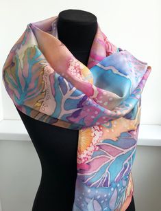 Silk scarf Leaves. Natural motiv silk scarf. Hand painted silk - Etsy Brasil Bohemian Multicolor Hand-painted Silk Scarf, Multicolor Silk Scarves, Bohemian Multicolor Hand Painted Silk Scarf, Artful Hand-painted Silk Scarf, Artistic Hand Painted Silk Scarf, Artistic Hand-painted Multicolor Silk Scarf, Artful Hand-painted Multicolor Silk Scarf, Artful Hand Painted Multicolor Silk Scarf, Artistic Hand Dyed Silk Scarves