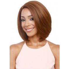 Bobbi Boss Lace Front Wig MLF123 MILLIE Bob Lace Front Wigs, Short Straight Hair, Best Wigs, Swiss Lace, Synthetic Lace Front Wigs, African Hairstyles, Lace Front Wig, Synthetic Wigs, Synthetic Hair