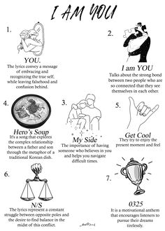 the instructions for how to say i am you