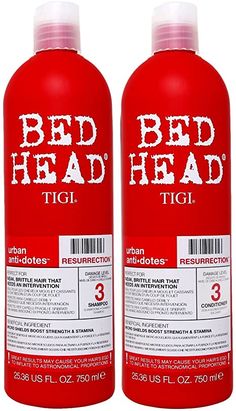 Bed Head Shampoo, Red Hair Shampoo, Chemically Damaged Hair, Best Hair Conditioner, Shampoo Ingredients, Tigi Bed Head, Natural Red Hair, Good Shampoo And Conditioner, Shampoo And Conditioner Set