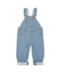 Dotty Dungarees Unisex Classic Pale Denim Overalls - Baby, Little Kid, Big Kid Spring Playtime Denim Blue Jeans, Blue Overalls For Playtime In Spring, Blue Jeans For Summer Playtime, Spring Playtime Blue Jeans, Doll Overall, Dungarees Outfits, Denim Dungarees, Adventure Outfit, 90s Looks