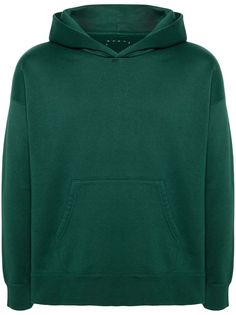 emerald green cotton knitted construction decorative stitch detail classic hood drop shoulder long sleeves ribbed cuffs and hem front pouch pocket straight hem fleece lining City Shorts, Hoodie Green, Balenciaga Triple S, Custom Watch, Summer Beach Wear, Short Suit, Cotton Hoodie, Mens Activewear, Light Jacket