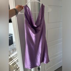 Never Been Worn. Purple Silky Dress, Great For A Wedding Or Event. Purple Silky Dress, Silky Dress, White Halter Maxi Dress, Nursing Dress, Knit Turtleneck Sweater, Midi Maxi Dress, Crepe Dress, Polka Dot Dress, 15 Dresses