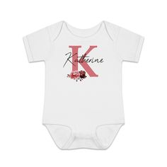 PRICES MAY VARY. PERSONALIZED ​BABY ONESIE: Click "CUSTOMIZE NOW" and enter Baby's name or text on this cute personalized baby onesie . A personalized baby onesie with name for your baby will be the best gift for your little angel and can be used as a permanent souvenir, Also makes a perfect gift that stands out in any baby shower and registry party. EXCLUSIVE DESIGN: Professional Designer Team, designed Floral Baby Onesie with colorful and unique, lovely motifs so that babies fall in love with Newborn Onsies Cricut, Baby Gifts Using The Cricut, Baby Onesies Girl, Baby Onsies Ideas Girl, Cricut Baby Onesie, Baby Onesie Template Cricut, Baby Onsie Cricut Size, Baby Onesies Flower Bouquet, Cricut Onsies Zazzle