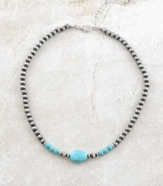 Turquoise Navajo Pearl Bead Necklace Costume Jewelry Approx: 18" Lobster claw closure with extending hooks Lead & nickel compliant All Jewelry is Final Pearl Bead Necklace, Kimono Duster, Deodorant Stains, Tank Top Dress, Beaded Choker Necklace, Judy Blue Jeans, Playsuit Romper, Maxi Dresses Casual, Denim Leggings