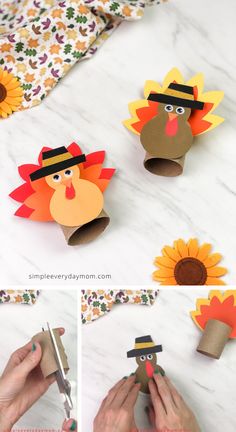 this is an easy thanksgiving craft for kids to make