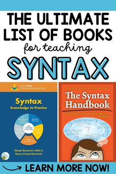 the ultimate list of books for teaching syntax