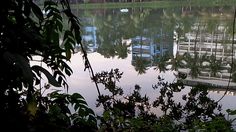 there are many boats that are docked at the water's edge in the lake