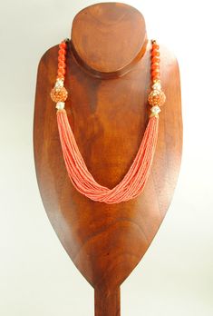 Ratnabali Necklace Set With Sterling Beads - Desi Royale Ruby Mala, Beaded Jewelry Ideas, Jwellary Design, South Jewellery, Coral Jewelry Set, Temple Jewelry Necklace, Beaded Jewelry Earrings, Coral Beads Necklace, Beaded Necklace Designs