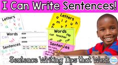 i can write sentences with pictures and writing tips that work on the same subject