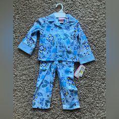 Nwt Size 3t Jackie’s Girl Cute Blue Sets For Sleepover, Playful Light Blue Sleepover Sets, Blue Bedtime Sets For Spring, Playful Blue Sleepwear For Spring, Cute Light Blue Bedtime Sets, Blue Fun Cartoon Print Sleepwear, Blue Cartoon Print Sleepwear Sets, Cecil And Lou, Shark Pajamas