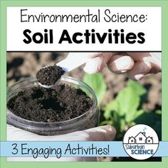 This is an engaging bundle of environmental and earth science activities on Soil Formation & Conservation. Students will learn more about erosion, soil horizons or layers, soil texture, and soil composition.  This activity set is the perfect addition to a geosphere unit in a high school Environmental Science or Earth Science course. Student pages, teacher instruction pages, rubrics, and answer keys are all included.Please note: This is also part of my Geosphere Unit 2, Geosphere Bundle, and Erosion Activities, Environmental Science Activities, Soil Degradation, Soil Activities, Homeschool Goals, Science Powerpoint, Earth Science Activities, Science Doodles, Soil Conservation