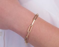 Stack Bracelet, Gold Filled Bracelet, Gold Chain Bracelet, Chunky Paperclip Bracelet, Gold Link Bracelet, Gold Snake Bracelet, Bracelet Set - Etsy St. Kitts and Nevis Minimalist Gold-tone Paperclip Bracelet With Solid Links, Minimalist Gold-tone Paperclip Bracelet With Oval Links, Trendy Rectangular Cable Chain Jewelry, Minimalist Gold-tone Jewelry With Solid Links, Modern Gold-plated Jewelry With Paperclip Chain, Trendy Gold-tone Jewelry With Solid Link Construction, Minimalist Gold Plated Jewelry With Rectangular Links, Gold-tone Tarnish Resistant Paperclip Bracelet, Minimalist Gold-plated Jewelry With Rectangular Links