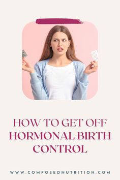 Learn the how to stop birth control pills without crazy symptoms or post birth control syndrome! This post will give you a list of tips on how to go off the IUD or pill and information on diet, supplements, and supporting your body.Find more hormone, period, fertility and birth control tips at composednutrition.com. Stopping Birth Control Pills, Getting Off Birth Control Pills, Going Off Birth Control, Non Hormonal Birth Control, Getting Off Birth Control, Stopping Birth Control, Fertility Support, Natural Birth Control, Period Tips