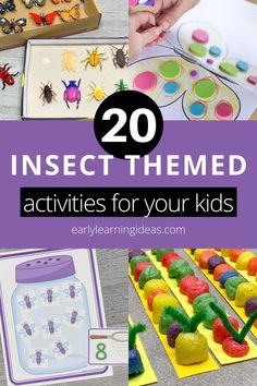 the top 20 insect themed activities for kids