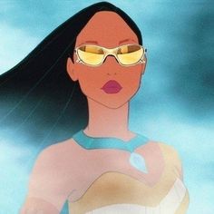 a woman wearing sun glasses standing in the water