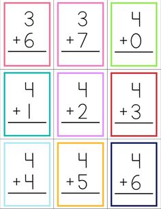 printable addition worksheet for kids to practice counting and subtracting numbers