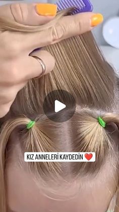 Simple Kids Hairstyles, Hairstyles For Children, Toddler Hair Styles, Children Hairstyles, Childrens Hairstyles, Toddler Hairstyles, Cake Printing, Half Up Half Down Hair, Easter Hairstyles