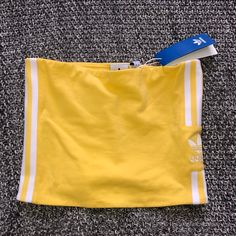 Adidas Crop Tube Top. Size Xs. Yellow. Adidas Originals. Yellow Adidas Sporty Top, Adidas Yellow Sporty Top, Sporty Yellow Adidas Tops, Adidas Yellow, Crop Tube Top, Yellow Adidas, Adidas Crop, Cropped Tube Top, Adidas Tops