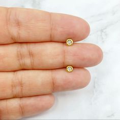 18k Gold Zircon Baby Earrings Baby Earrings Gold, Silhouette Earring, Toddler Bracelet, Balance Bracelet, Minnie Mouse Earrings, Rabbit Earrings, Jewelry Cleaning, Big Necklace, Kids Accessories Jewelry