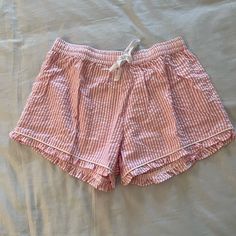 Adorable Women’s Pink Seersucker Pajama Shorts. Never Worn! Pink Seersucker, Pajama Shorts, Pajamas, Womens Sizes, Womens Shorts, Pink, Women Shopping, Color