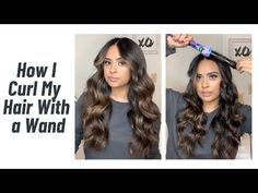 Curling Wand Tips, Easy Curly Hair, Curl My Hair, Pretty Curls, Wand Hairstyles, Best Curlers, Different Curls, Curl Your Hair, Wavy Curls