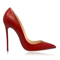 Identità Decollete ELLEN PELLE ROSSO Fashion High Heels, Timeless Accessories, Dream Shoes, High Heels Stilettos, Pump Sandals, Lace Boots, Stiletto Heel, Style Icon, Pump Shoes