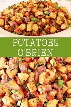 potatoes o'bren is an easy side dish that can be made in less than 10 minutes