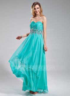 [AU$227.00] A-Line/Princess Sweetheart Floor-Length Chiffon Prom Dress With Beading Sequins Cascading Ruffles Cheap Formal Dresses, Ruffle Beading, Causal Dresses, Cascading Ruffles, Prom Dresses For Sale, Princess Dresses, Prom Dresses Online, Chiffon Prom Dress, Quinceanera Dresses