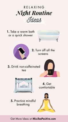 Night Routine List, Healthy Night Routine, Good Night Routine, Perfect Night Routine, Night Routine Ideas, Routine List, Morning Routines List, Caffeine In Tea, Constant Headaches