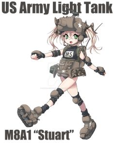 M26 Pershing, Mecha Musume, Fighter Girl, Air Fighter, Diesel Punk, Frame Arms Girl, Military Girl