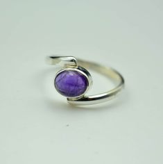 This listing Is For Amethyst Gemstone Ring, 925 Sterling Silver Jewelry, Handmade Ring, Gift For Her, Boho Jewelry, Silver Ring, Oval Shape Gemstone Ring Gemstone: Amethyst Stone Shape: Oval Ring Weight: 1.80 Gram Approx Stone Size: 6x8 mm Ring Size: Choose From The Variation Color: Purple, Silver Item Code: SR 7 (Measurements and weight are close to approximations.) 100% Genuine Great quality for making Necklace, Earrings, Bracelet or any other jewelry. I have made every attempt to portray the Sterling Silver Amethyst Ring With Polished Finish, Sterling Silver Amethyst Promise Ring With Polished Finish, Adjustable Hallmarked Amethyst Ring Gift, Purple Sterling Silver Ring With Round Stone, Adjustable Amethyst Ring With Stone Setting, Adjustable Oval Amethyst Ring In Sterling Silver, Adjustable Purple Amethyst Ring With Stone Setting, Adjustable Amethyst Oval Ring, Adjustable Purple Sterling Silver Rings