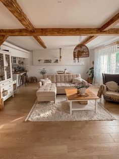 the living room is clean and ready for us to use in its new owner's home