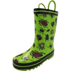 Casual Green Slip-resistant Rain Boots, Casual Green Weatherproof Rain Boots, Green Boots For Rainy Outdoor Season, Green Rainy Season Outdoor Boots, Green Boots For Outdoor Rainy Season, Green Outdoor Boots For Rainy Season, Green Rain Boots For Outdoor Use In Rainy Season, Casual Green Insulated Rain Boots, Casual Insulated Green Rain Boots