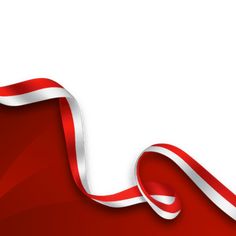 a red and white wavy background with an empty space