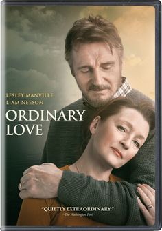 the ordinary love dvd is shown with an older man hugging his younger woman's shoulders