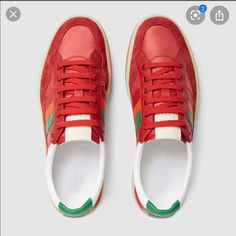 Authentic 100 Gucci Men Suede Multi Colored Sneakers 494761 D6z40 6475 Different Size Sneakers Comes With Original Box And Two Dust Bag Gucci Leather Sneakers With Rubber Sole, Gucci Designer Sneakers With Rubber Sole, Designer Gucci Sneakers With Rubber Sole, Gucci Sneakers With White Sole And Round Toe, Gucci Sports Sneakers With Rubber Sole, Gucci Sneakers With Rubber Sole For Sports, Designer Sneakers With Red Sole For Sports, Designer Sports Sneakers With Red Sole, Sporty Gucci Leather Custom Sneakers