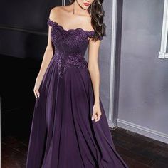 Dark Purple Prom Dress, Formal Dress Purple, Purple Floor, Long Mermaid Dress, Blue Champagne, Paris Blue, Smoky Blue, Colorful Dresses Formal, Long Formal Gowns