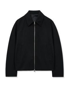 This is a comfortable cropped jacket that has a loose semi-oversized silhouette and sturdy structure. With simple design and relaxed fit you can layer it with various items for casual look for multiple seasons.  - High density twill fabric- Semi-oversized silhouette- Cropped length- Front zipper closure Hope Core, Cropped Black Jacket, Fits Inspo, Pants Details, Oversized Jacket, Oversized Silhouette, Cropped Jacket, Twill Fabric