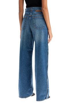 100% cotton Stella Mccartney Jeans, Stella Mc, Vegan Clothing, Jeans Bootcut, Leather Logo, Emilio Pucci, Chic Woman, Denim Top, Pocket Design