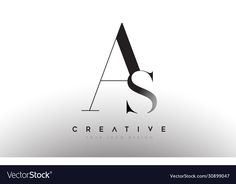 letter logo design with black and white color