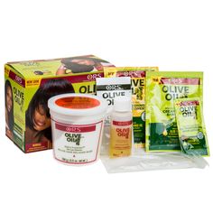 ORS Olive Oil Full Application No-Lye Hair Relaxer - Normal Kit#Full, #Application, #Oil Softer Hair, Aloe Oil, V Hair, High Maintenance, Hair Thickening, Glam Squad, Normal Hair