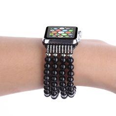 SPECIFICATIONS Item Type: Watchbands Band Material Type: Agate Condition: New without tags Model Number: Apple watch band Clasp Type: Elastic Model 1: Handmade Bracelet for apple watch strap Model 2: for apple watch band Model 3: for apple watch 5 band Model 4: for apple watch strap Model 5: for apple watch band 44 mm Model 6: for apple watch 5 band 44mm Model 7: for apple watch band 38mm Model 8: for apple watch 5 band 40mm Feature: Night Luminous Pearl iWatch Bracelet Handmade Beaded Bracelet Adjustable Black Beaded Apple Watch Band, Jewelry Faux, Pearl Straps, Apple Watch Bands Fashion, Apple Watch Bands Women, Stretch Strap, Apple Watch Sizes, Apple Band, Luxury Bracelet