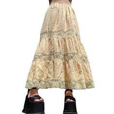 45569230536949|45569230569717|45569230602485 Retro Skirts, Party Wear For Women, Grunge Skirt, Ruffle Maxi Skirt, Outfits Retro, Retro Skirt, Harajuku Outfits, Streetwear Clothes, Women Streetwear