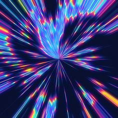 an abstract background with bright lines and colors